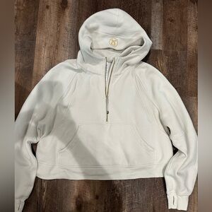 Lulu Oversized Scuba Hoodie XL/XXL Cream & Gold